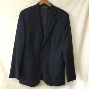 Nautica Men's Blue Wool-Blend Blazer Coat